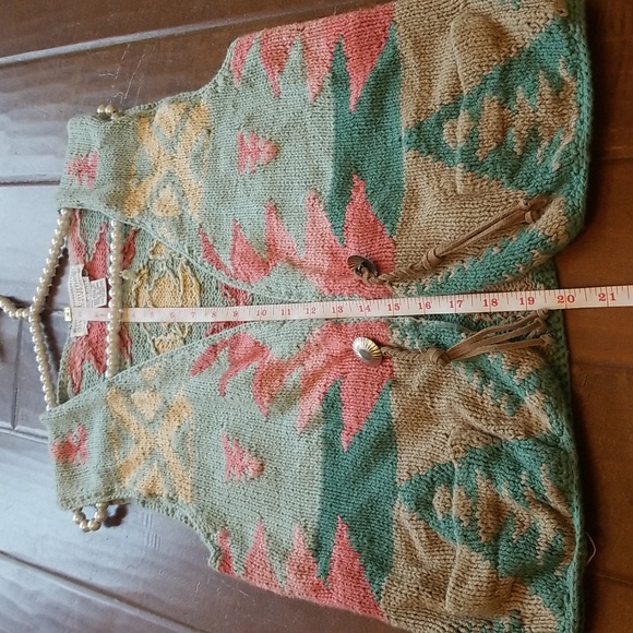 Melbourne Country Vintage Hand Knit Sweater Vest Size Small - Picture 2 of 6